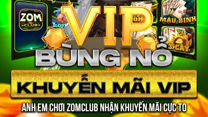 Hình ảnh Uu Dai Ngap Tran Tu Zomclub88 trong bài viết ZomClub – Cổng Game Đỉnh Cao với Trò Chơi Bài, Bắn Cá, Cá Cược Thể Thao. Ưu đãi tràn ngập từ ZomClub